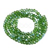 AB Color Plated Transparent Glass Rondelle Beads Strands EGLA-T029-2mm-10M-2