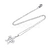 Non-Tarnish 201 Stainless Steel Pendants Necklaces NJEW-S105-JN691-45-1-2