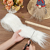 Polyester Top for Diy Hand-Decorated Artificial Wool Strip Accessories FIND-WH0170-32C-3
