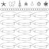 DIY Adjustable Iron Expandable Bangle Making Kits DIY-BM0001-14P-7