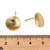 Brass Stud Earring Findings KK-P285-02G-3