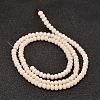 Faceted Rondelle Glass Beads Strands GLAA-I033-3mm-04-2