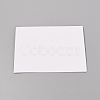 Rectangle Word Pattern Paper Cards DIY-WH0218-39-2