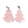 Natural Rose Quartz Pendants G-A203-01B-1