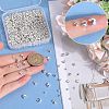 600Pcs 3 Styles Brass Crimp Beads Covers KK-SP0001-91A-3