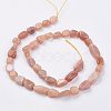 Natural Sunstone Beads Strands G-F439-04-2