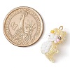 Seed Beads Beaded Charms PALLOY-MZ00318-01-2