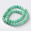 Natural & Dyed White Jade Beads Strands X-GSR055-4