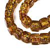 Handmade Silver Foil Lampwork Beads FOIL-N004-01A-05-3