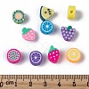 Handmade Polymer Clay Fruit Theme Beads CLAY-Q215-01-4