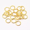 Brass Open Jump Rings X-KK-G277-7mm-G-NR-1