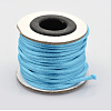 Round Nylon Satin Rattail Cord X-NWIR-O001-A-10-1