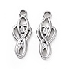 Non-Tarnish 304 Stainless Steel Pendants STAS-C003-13P-1