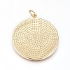 Brass Enamel Pendants ZIRC-L078-069A-NR-2