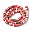 Handmade Polymer Clay Beads Strands CLAY-N008-010-H72-3