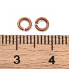Brass Saw Cut Open Jump Rings KK-G514-01A-R-4