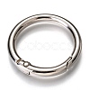 Zinc Alloy Spring Gate Rings X-PALLOY-C100-01P-05-2