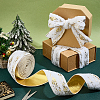 Gold Stamping Single Face Polyester Ribbon OCOR-WH0109-052A-4