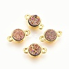 Brass Links Connectors KK-O107-04G-2