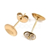 304 Stainless Steel Stud Earring Findings STAS-D389-03F-G-2