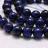Natural Tiger Eye Bead Strands G-P230-08-B-4mm-3