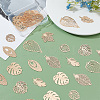 32Pcs 8 Style Brass Pendants KKC-PH0001-01-4