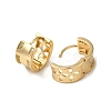 Brass Micro Pave Cubic Zirconia Hoop Earring EJEW-L271-20KCG-05-2
