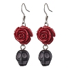 304 Stainless Steel Dangle Earrings EJEW-JE06069-2