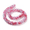 Transparent Glass Beads Strands LAMP-H061-01B-03-3