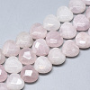 Natural Rose Quartz Beads Strands X-G-S357-E02-07-1