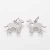 Non-Tarnish 304 Stainless Steel Puppy Pendants LS-STAS-Q201-T464S-2
