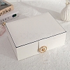 High Capacity Imitation Leather Jewelry Storage Boxes PW-WG27605-03-1