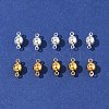 12 Sets 2 Colors Brass Magnetic Clasps KK-FS0001-55A-7