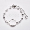 Tarnish Resistant 304 Stainless Steel Bracelet Making X-STAS-L248-009P-1