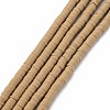 Handmade Polymer Clay Bead Strands CLAY-T002-4mm-64-1