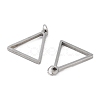 Non-Tarnish 304 Stainless Steel Pendants STAS-G324-01D-P-2
