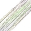 Transparent Gradient Color Glass Beads Strands GLAA-H021-01B-11-2