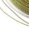 10 Rolls Polyester Metallic Threads OCOR-E026-03-4
