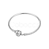 TINYSAND Rhodium Plated 925 Sterling Silver Bracelet Making TS-B-067-19-4