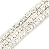Electroplated Synthetic Non-Magnetic Hematite Beads Strands G-U003-16C-1