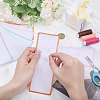 Cotton Cloth Bookmarks for Cross Stitch Making AJEW-WH0166-76-3