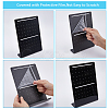 72-Hole Acrylic Slant Back Earring Display Stands EDIS-WH0021-33A-3