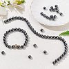 Olycraft Non-magnetic Synthetic Hematite Beads Strands G-OC0001-65-10mm-5