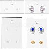 Fingerinspire 4Pcs 2 Style Acrylic Earring Display Hanging Card EDIS-FG0001-42-1