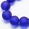 Baking Paint Transparent Glass Bead Strands X-GLAA-S031-10mm-09-2