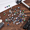 50 sets 10 Style Brass Snap Buttons FIND-NB0004-07-4