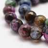 Faceted Natural Fire Crackle Agate Beads Strands X-G-F447-10mm-A07-3