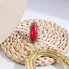 Vintage Turquoise Ring with Artistic Oval Shape and Sophisticated Metal Finish - Unique Handcrafted Accessory for a Bohemian Chic Look ST9679684-1