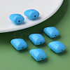 Opaque Acrylic Beads MACR-S373-15A-A09-6