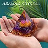 Amethyst Crystal Pyramid Decorations JX073A-5